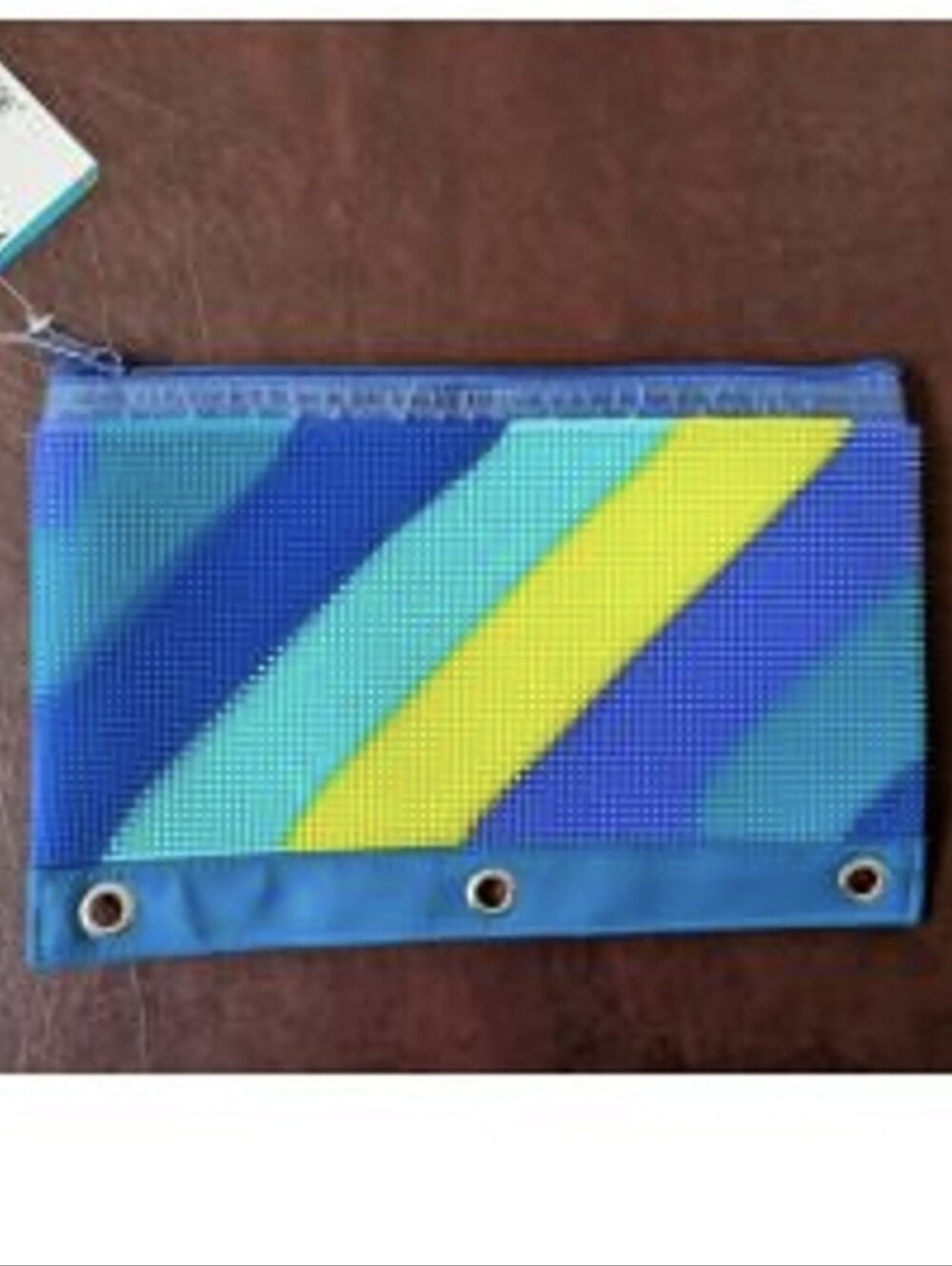 Pen+Gear Silicone Bristle Binder Pouch - Teal Blue NEW